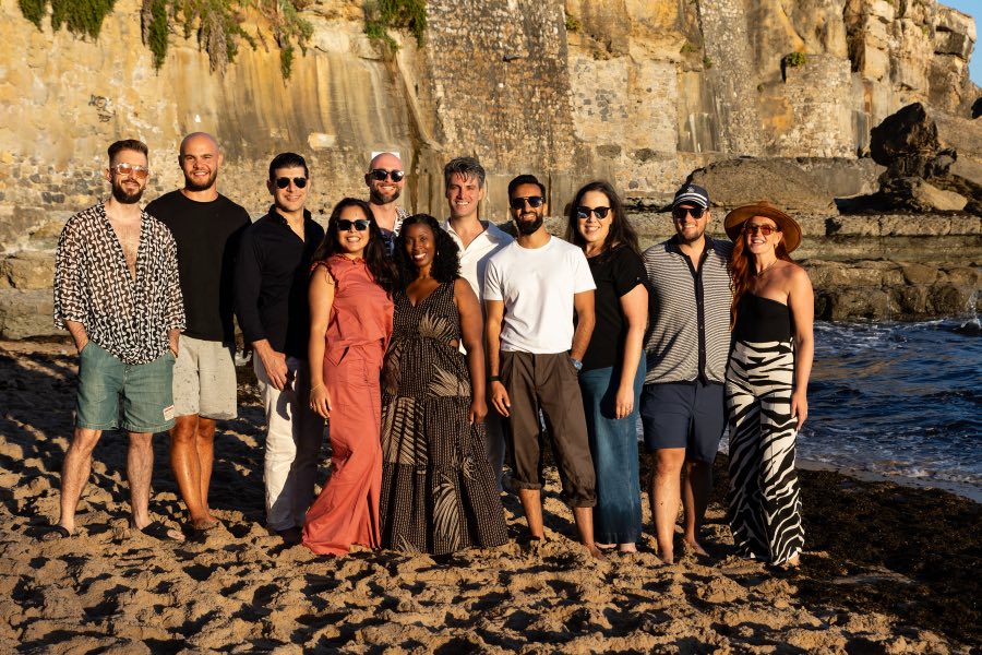 The group - Estoril beach